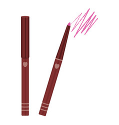 Lip Pencil In Burgundy Packaging