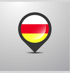 North Ossetia Map Pin