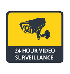 Security Surveillance Camera Sign