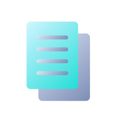 Copy Flat Gradient Two-color Ui Icon