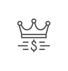 Royalty Program Line Outline Icon