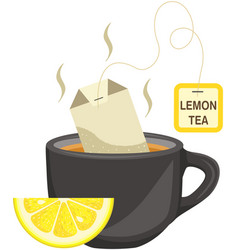 Cup Of Hot Lemon Tea