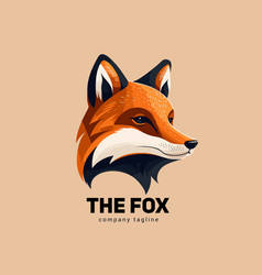 Fox Head Logo Branding Concept