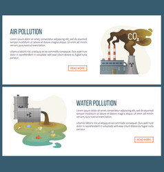 Water pollution from industrial pipe Royalty Free Vector