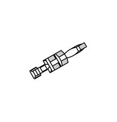 Blowgun Weapon Military Isometric Icon