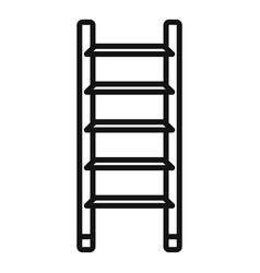 Safety Ladder Icon Outline Stair Metal