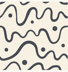 Seamless Trendy Modern Brush Stokes Pattern