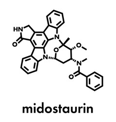 Midostaurin Cancer Drug Molecule Protein Kinase