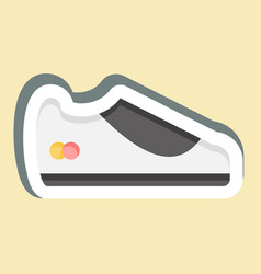 Sticker Shoe Related To Tennis Sports Symbol