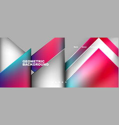 Vibrant Geometric Pattern With Colorful Triangles