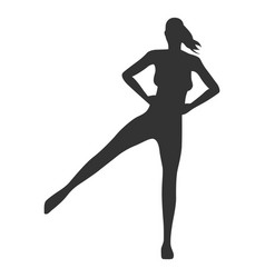 Fitness Woman Silhouette