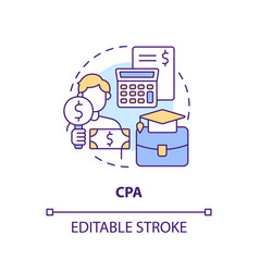 Cpa Concept Icon