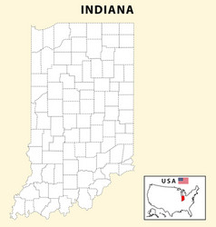 Indiana Map State And District Map Of