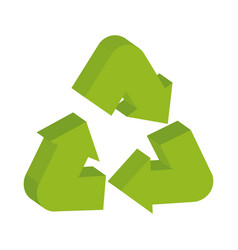 Isometric Recycle Symbol