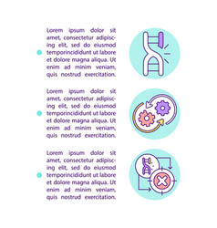 Replacing Or Inactivating Mutated Genes Concept