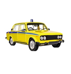 Soviet Police Car Lada