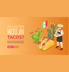 Mexican Cuisine Horizontal Banner