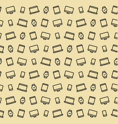 Seamless Pattern Technique On A Beige