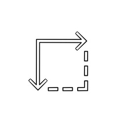 Content Extension Hand Drawn Outline Doodle Icon