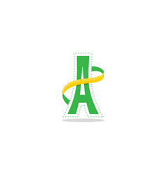 Letter A Weight Loss Logo