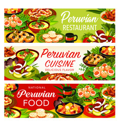 Peruvian Meat Stew Fish Ceviche Vegetable Salad