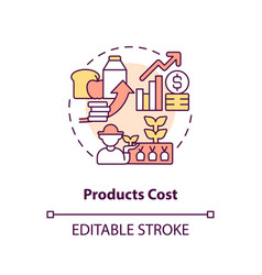 Products Cost Concept Icon