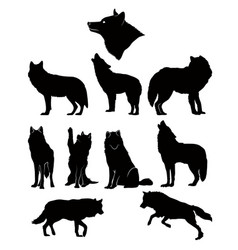 Wolf Silhouette Collection