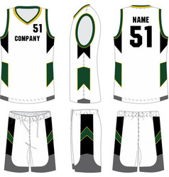 Basketball Uniform Jersey Shorts Mock Ups