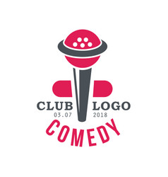 Comedy Club Logo Poster With Date