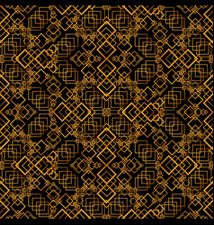 Gold Geometric Line Seamless Pattern