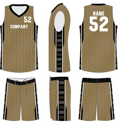 Basketball Uniform Jersey Shorts Mock Ups