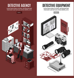 Detective Agency Vertical Banners