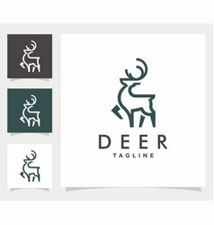 Logo Icon Deer Simple