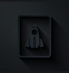 Paper Cut Business Startup Project Concept Icon