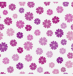 Seamless Pattern Many Small Pink Violet Flowers