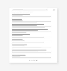 Search Engine Wireframe Webpage Prototype