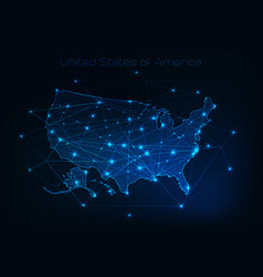 United States Of America Usa Map Outline