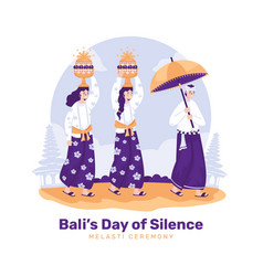 Happy Nyepi Day Of Silence With Melasti Ceremony