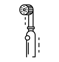 Kid Electric Toothbrush Icon Outline Style