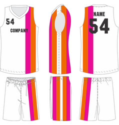 Basketball Uniform Jersey Shorts Mock Ups