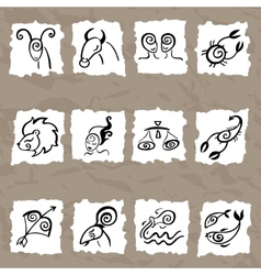 Horoscope Zodiac Set Royalty Free Vector Image Horoscope Zodiac Set Royalty Free Vector Image