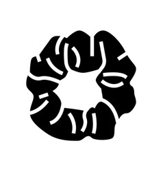 Scrunchies Silk Glyph Icon