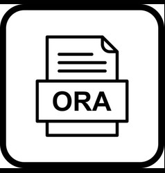 Ora File Document Icon