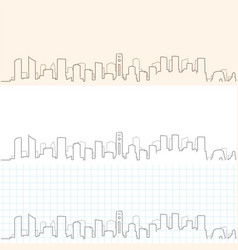 Beirut Hand Drawn Skyline