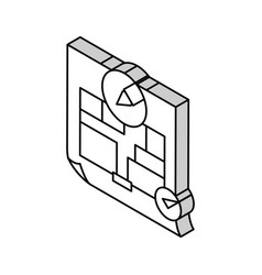 Space Planning Room Interior Isometric Icon