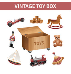 Vintage Toy Box Set