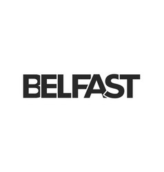 Belfast City In The United Kingdom Design