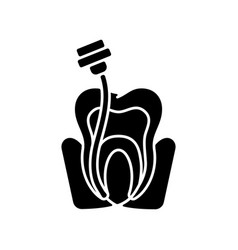 Endodontics Black Glyph Icon