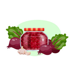 Glassed Beet Fresh Composition