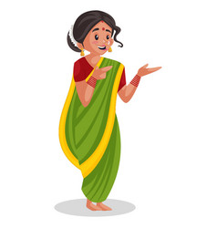 Indian Marathi Woman Cartoon